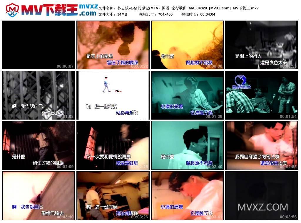 林志炫-心痛的感觉(MTV)_国语_流行歌曲_MA304829